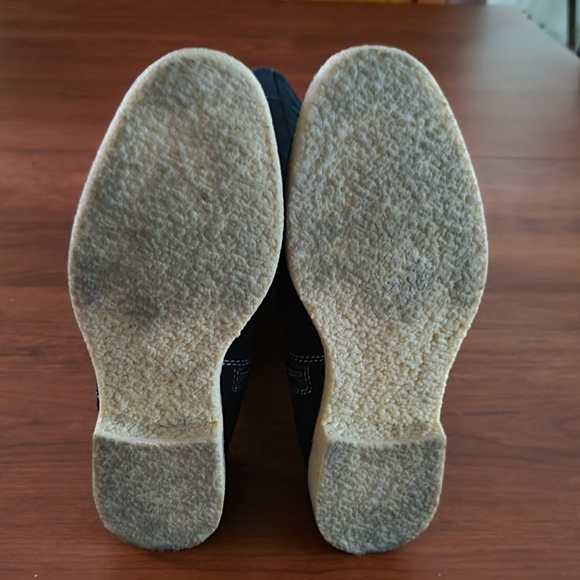 Women's Black Suede Boots - Picture 4 of 8